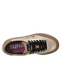 Sneakers Sally in camoscio, tessuto ed ecopelle 