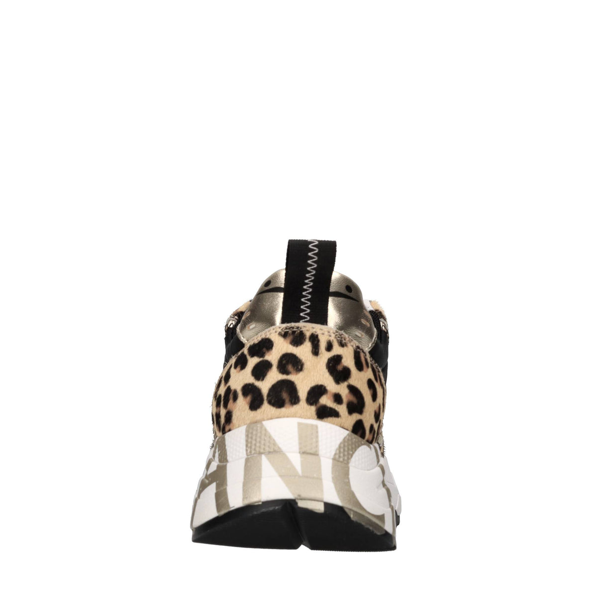 Sneakers in cavallino pelle e tessuto 