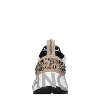 Sneakers in camoscio pelle e tessuto 