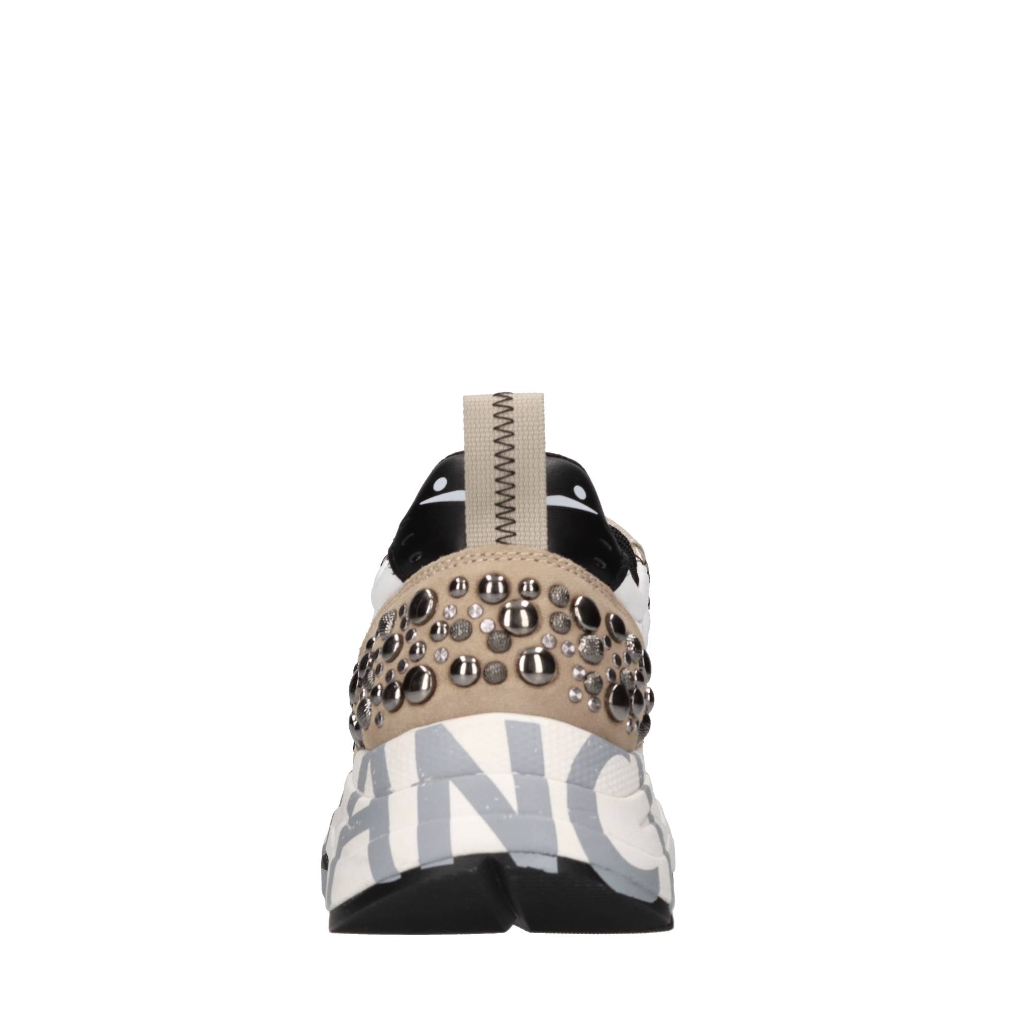 Sneakers in camoscio pelle e tessuto 