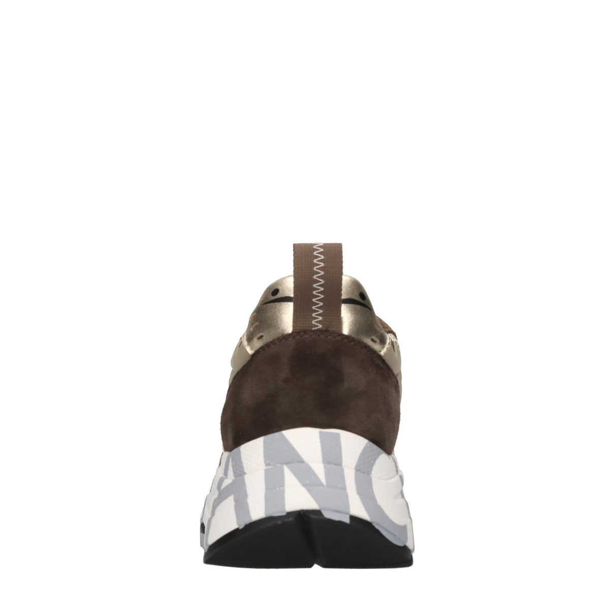 Sneakers in camoscio pelle e tessuto 