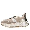 VOILE BLANCHE Sneakers in pelle, camoscio ed ecopelliccia