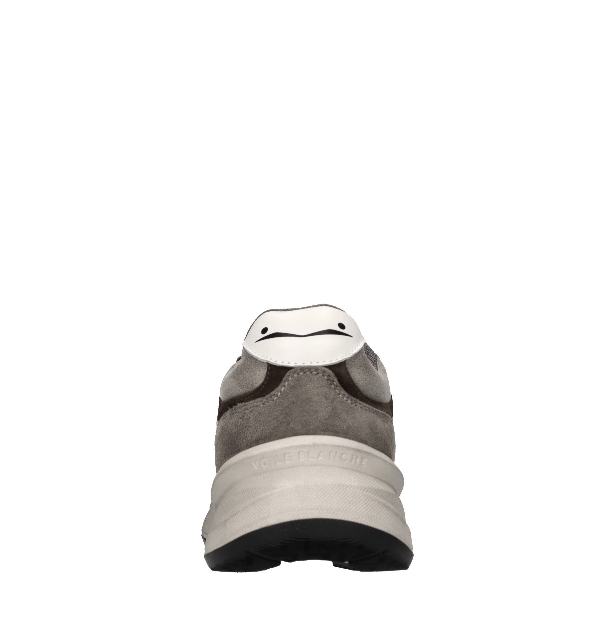 Sneakers in camoscio pelle e tessuto 