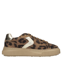 Sneakers in camoscio e pelle 