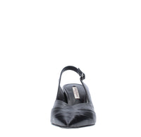 Décolleté slingback in pelle 