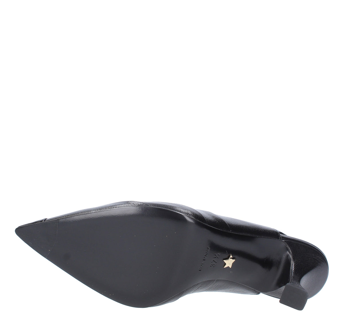 Décolleté slingback in pelle 