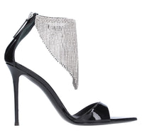 Sandali Intrigo Crystal in vernice e strass 