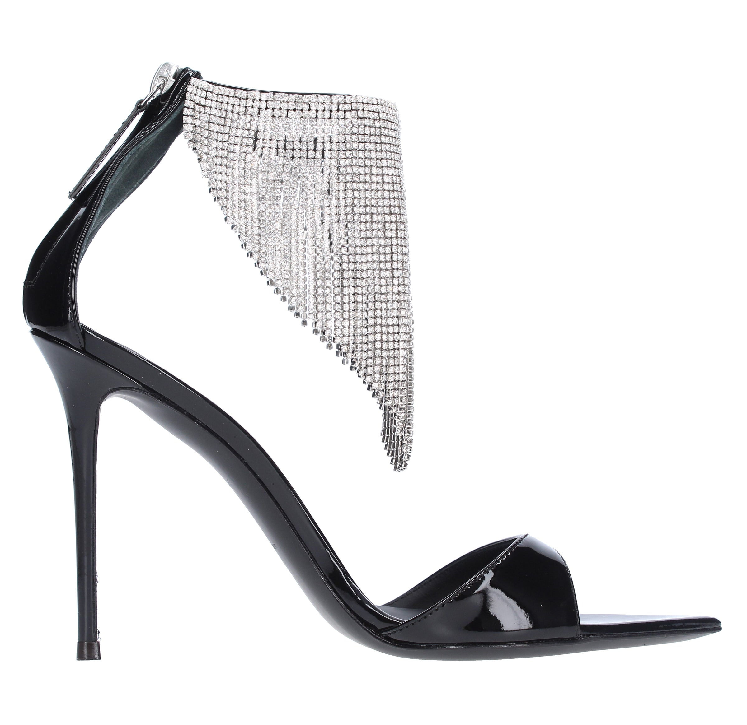 Sandali Intrigo Crystal in vernice e strass 