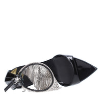 Sandali Intrigo Crystal in vernice e strass 