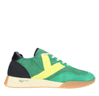 Sneakers in camoscio tessuto e gomma 