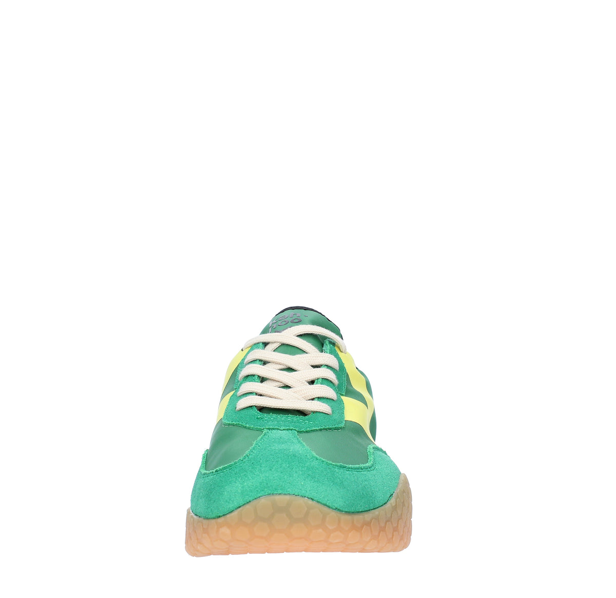 Sneakers in camoscio tessuto e gomma 