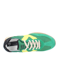Sneakers in camoscio tessuto e gomma 