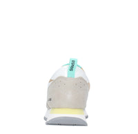 Sneakers in camoscio pelle e tessuto 