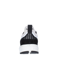 Sneakers in camoscio pelle e tessuto 