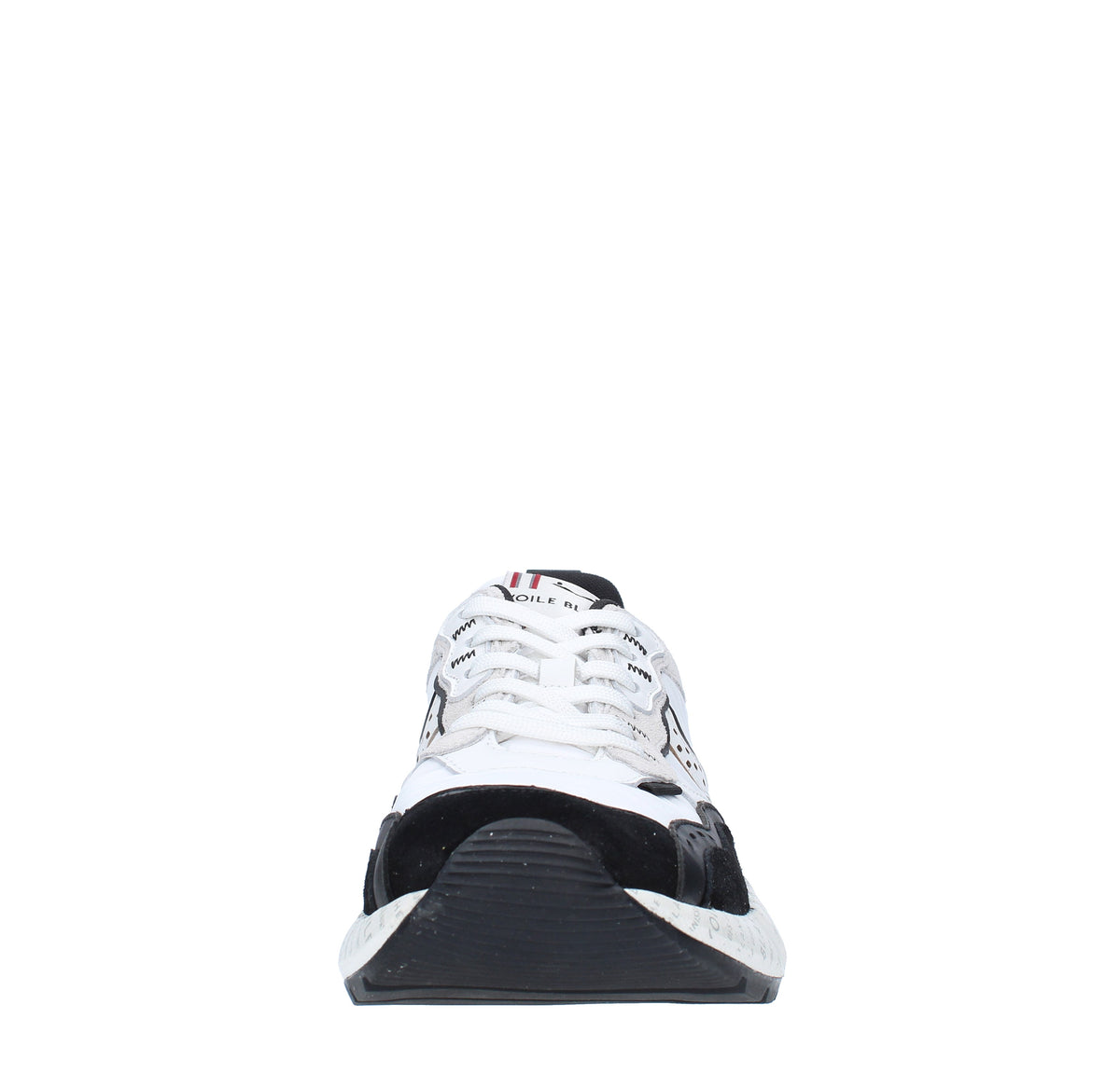 Sneakers in camoscio pelle e tessuto 