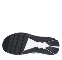 Sneakers in camoscio pelle e tessuto 