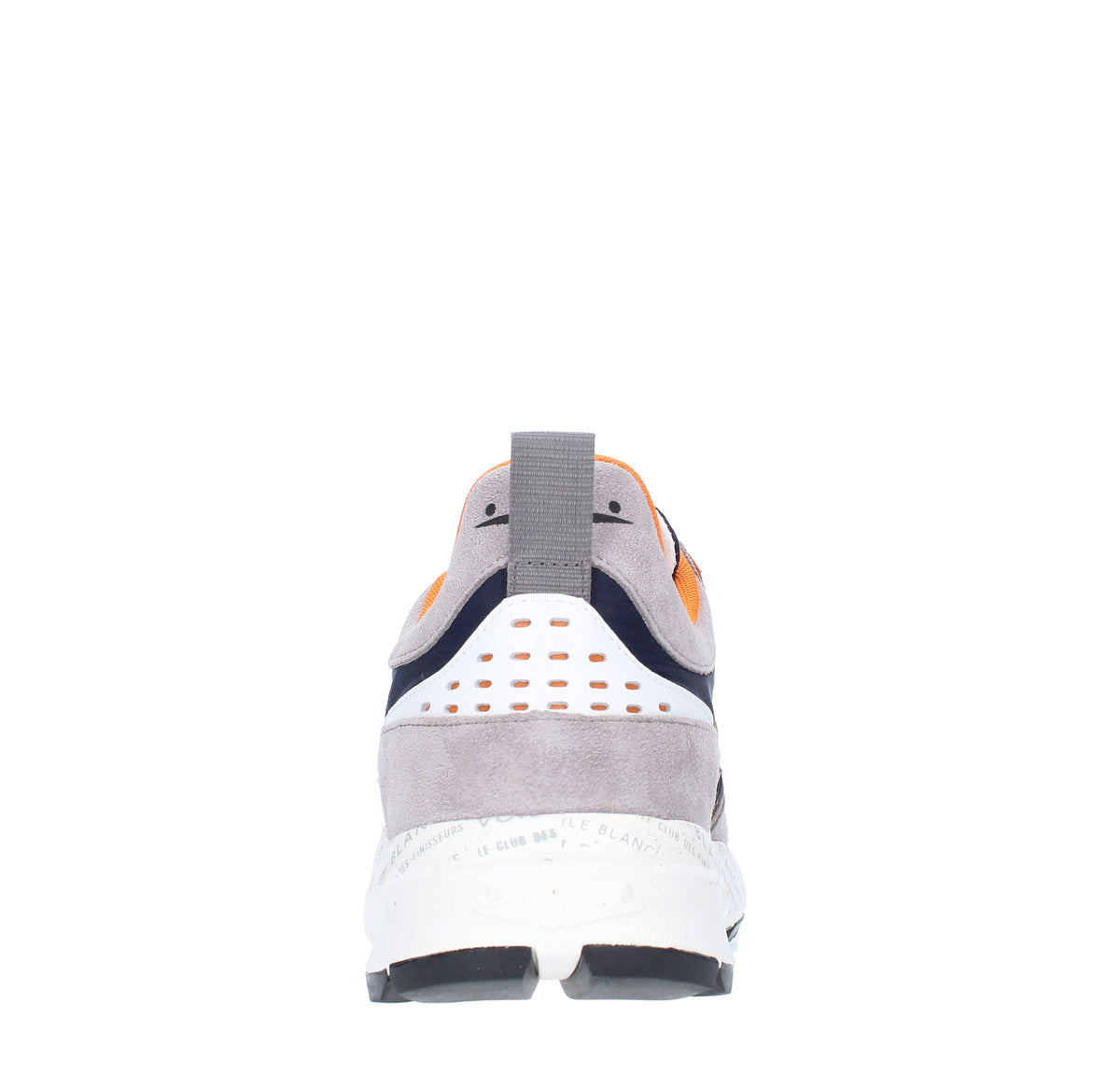 Sneakers in camoscio pelle e tessuto 
