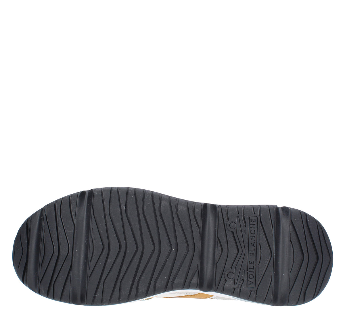 Sneakers in pelle e tessuto 