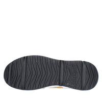Sneakers in pelle e tessuto 