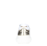 Sneakers in camoscio pelle e tessuto 