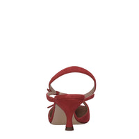 Décolleté slingback in camoscio 