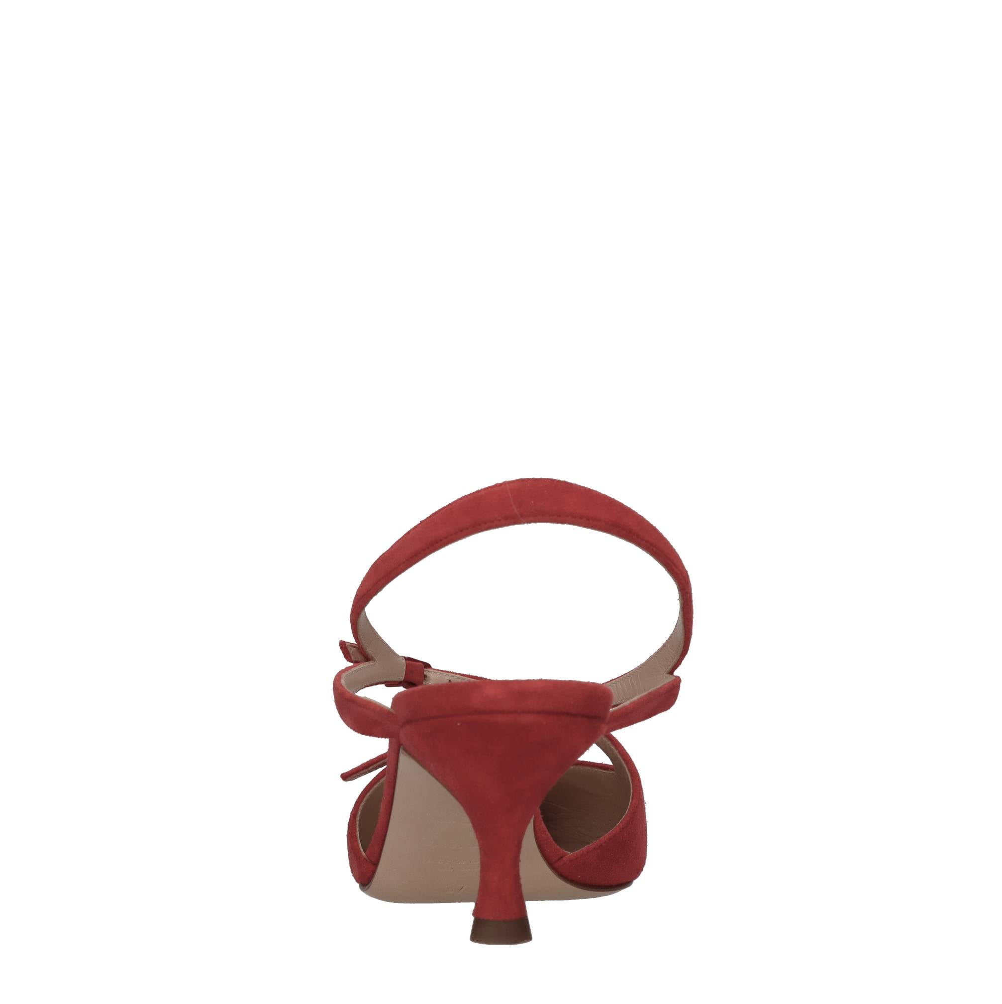 Décolleté slingback in camoscio 
