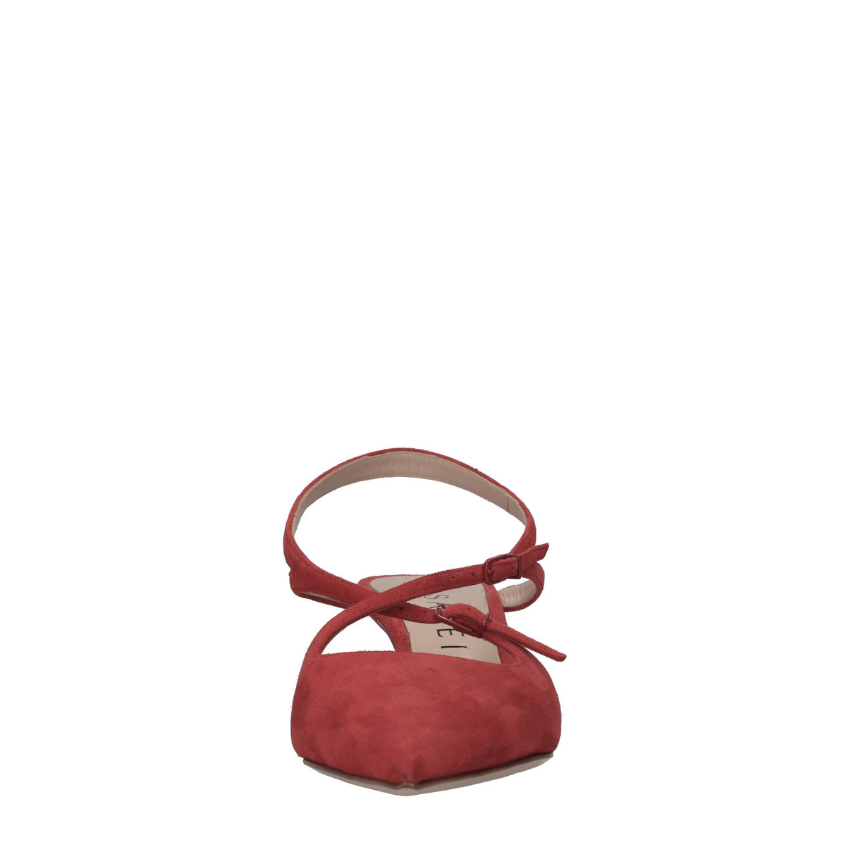 Décolleté slingback in camoscio 