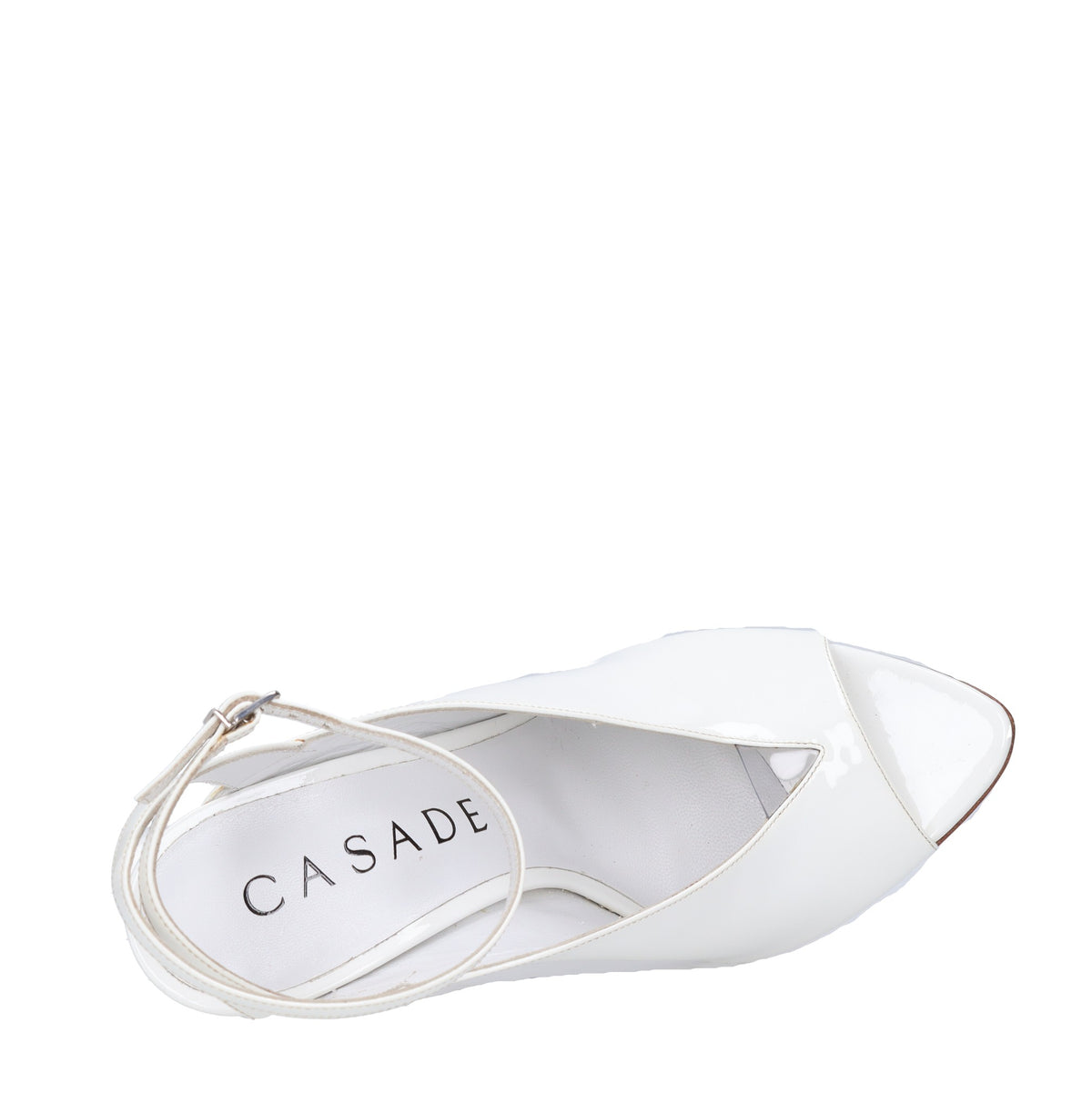 Sandali in vernice e plexi 