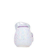Mules Zeppa in plexi e glitter 