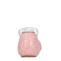 Mules Zeppa in plexi e glitter 