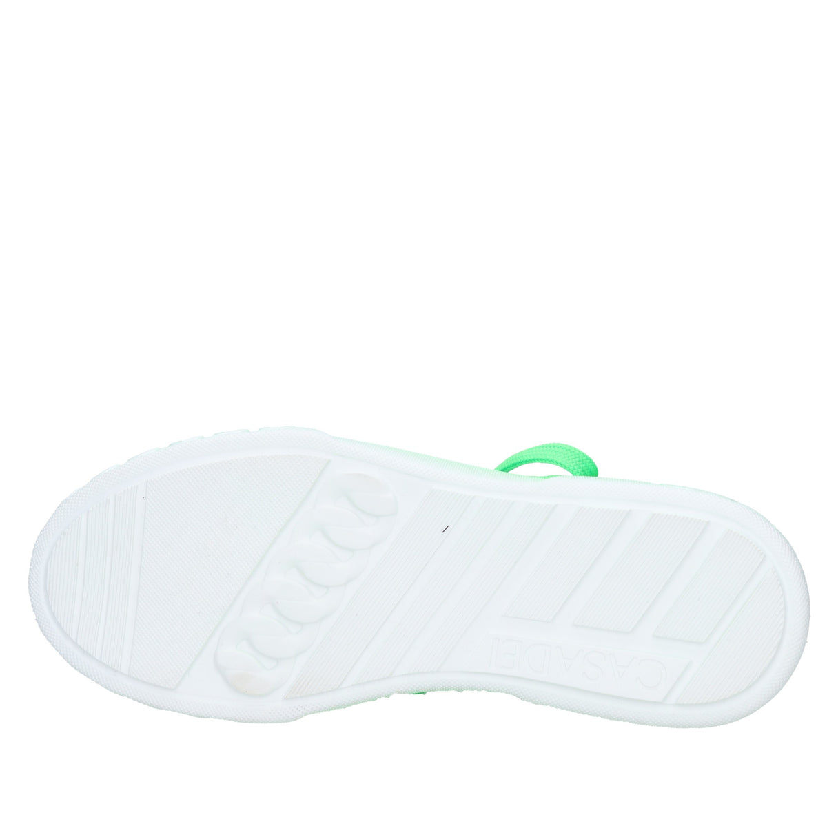 Sneakers in pelle e tessuto 