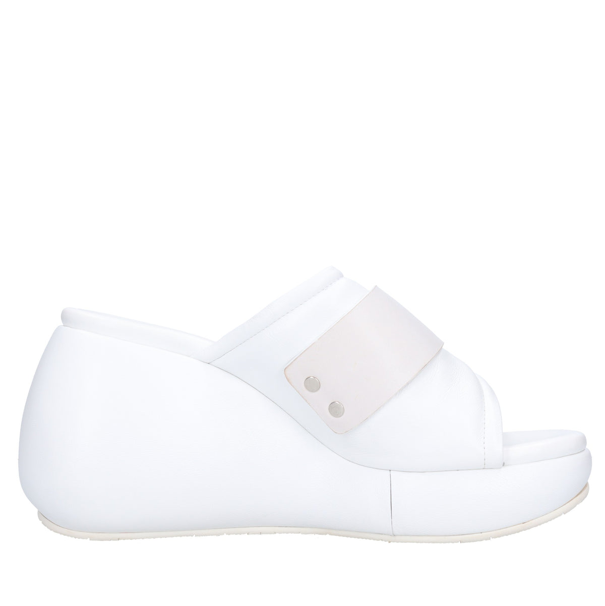 Mules Zeppa in pelle 