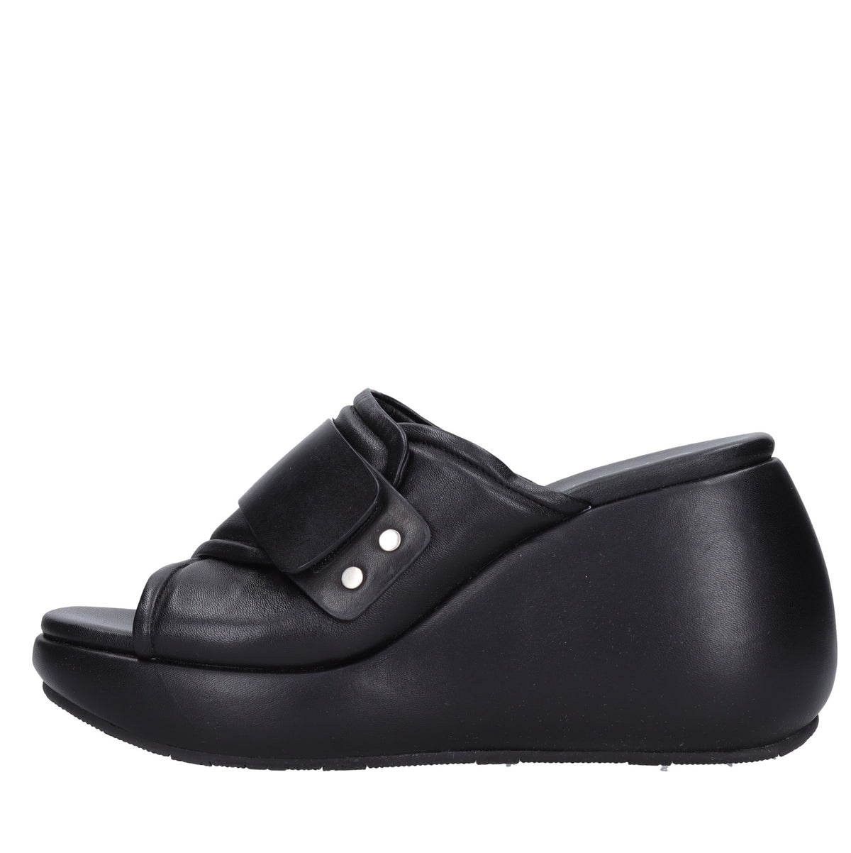 Mules Zeppa in pelle 