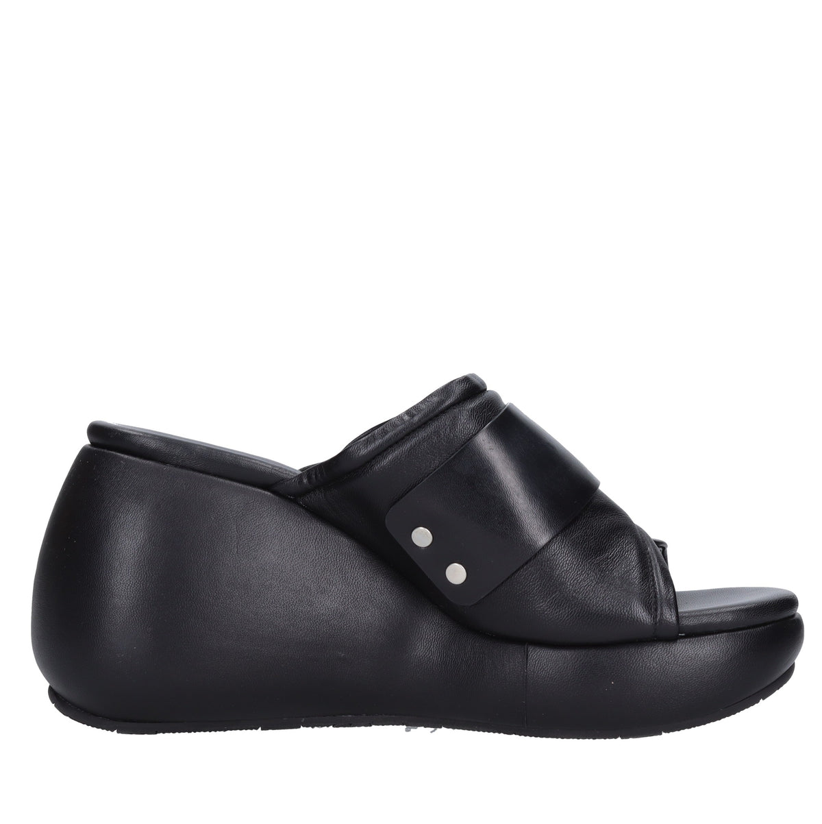 Mules Zeppa in pelle 