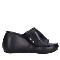 Mules Zeppa in pelle 