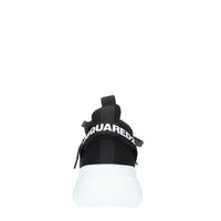 Sneakers in tessuto e pelle 