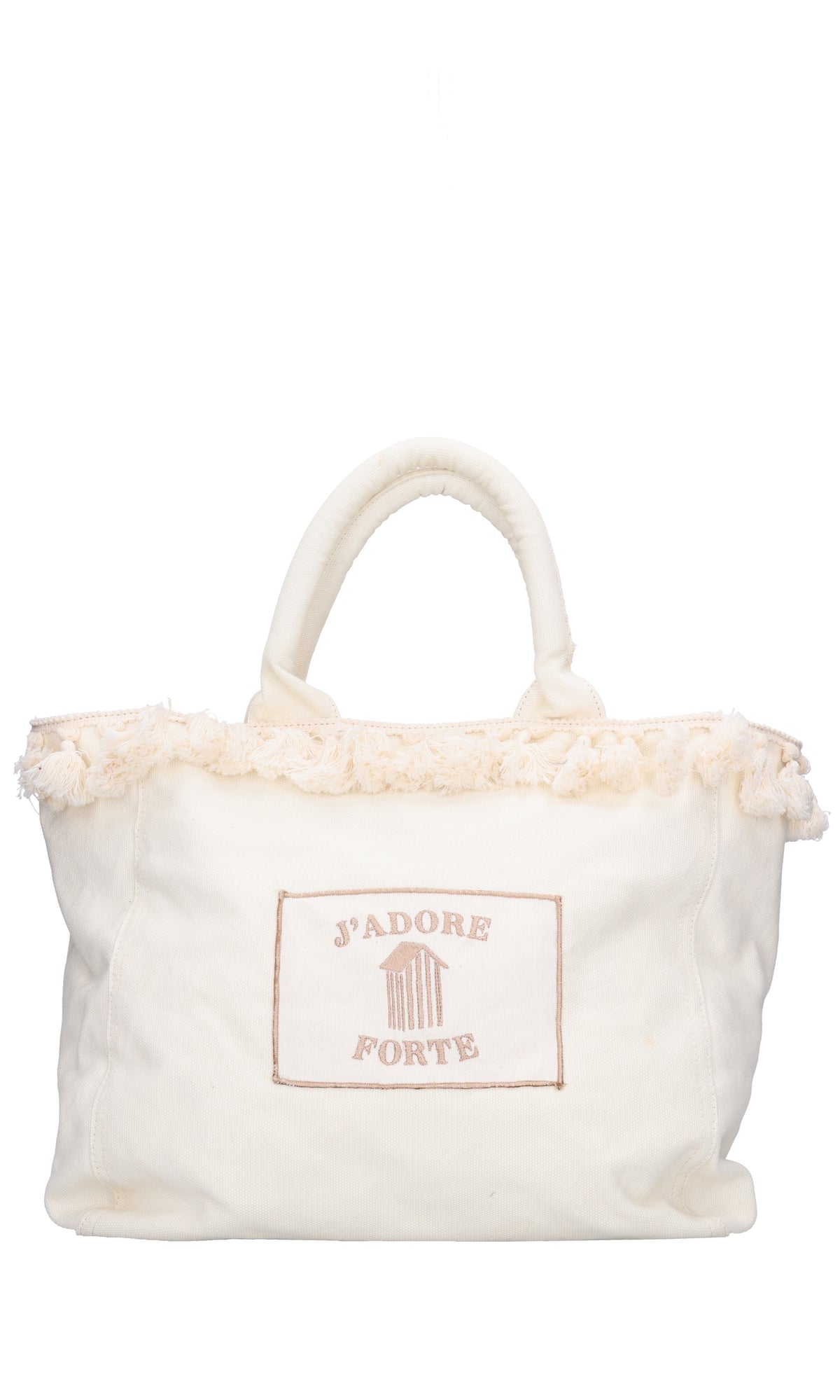 Shopping bag in canvas con nappine. 