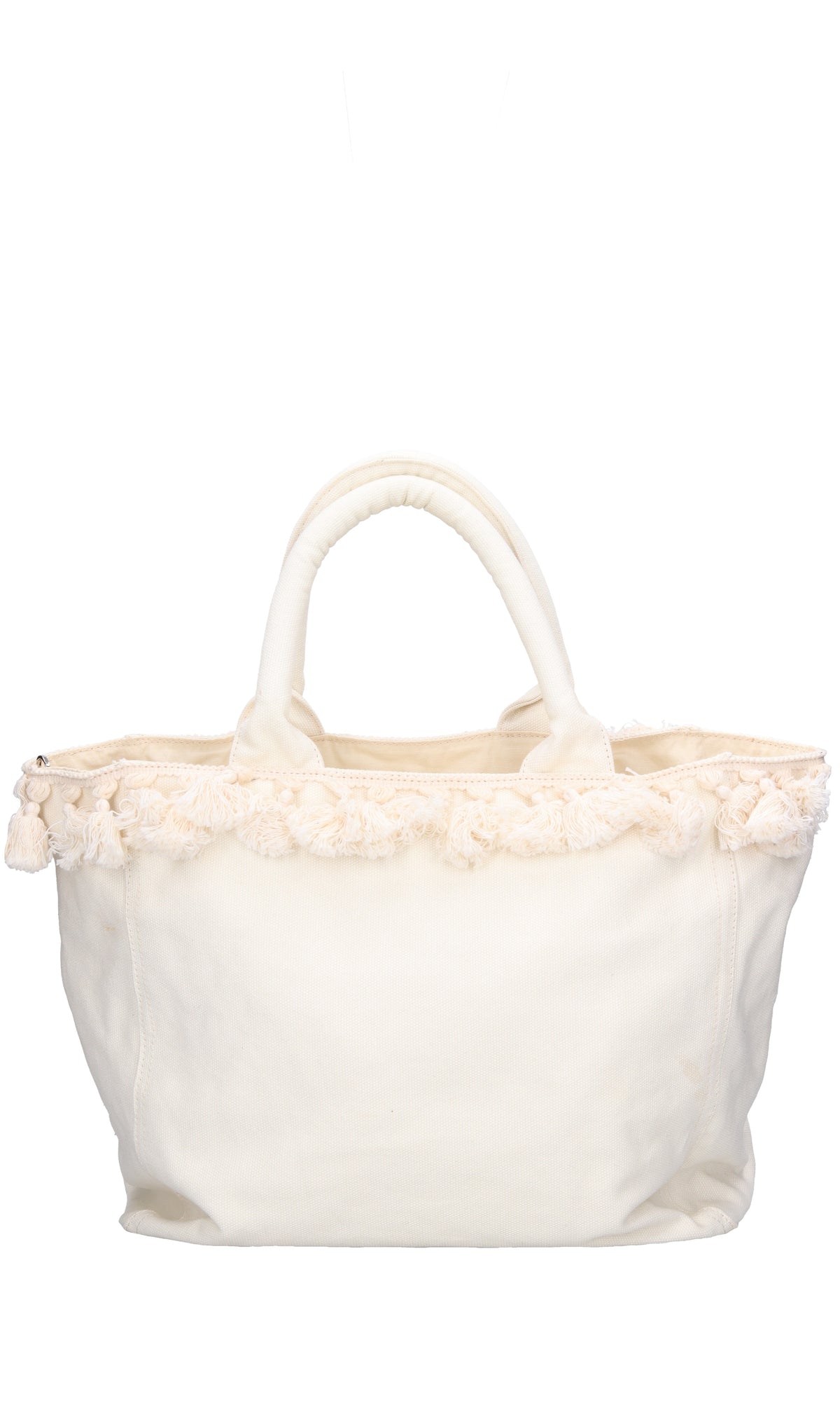 Shopping bag in canvas con nappine. 