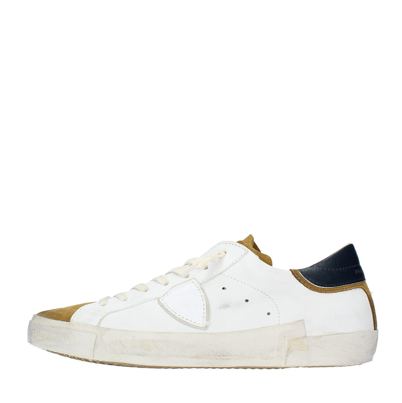 Sneakers in pelle e camoscio 