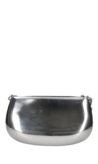Borsa in pelle specchiata 
