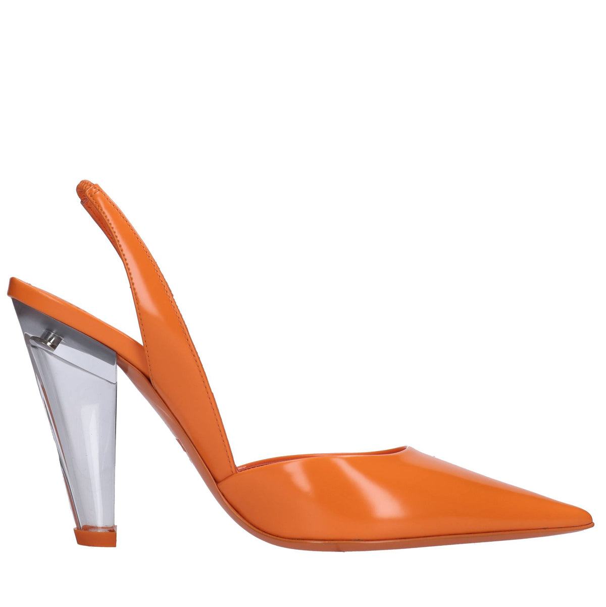 Décolleté slingback Kristen in pelle 