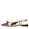 3JUIN Ballerine slingback Nayla in pelle
