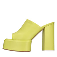 Mules in pelle 