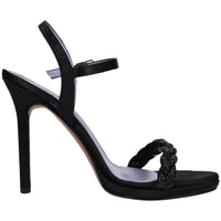 Sandali in raso e strass 