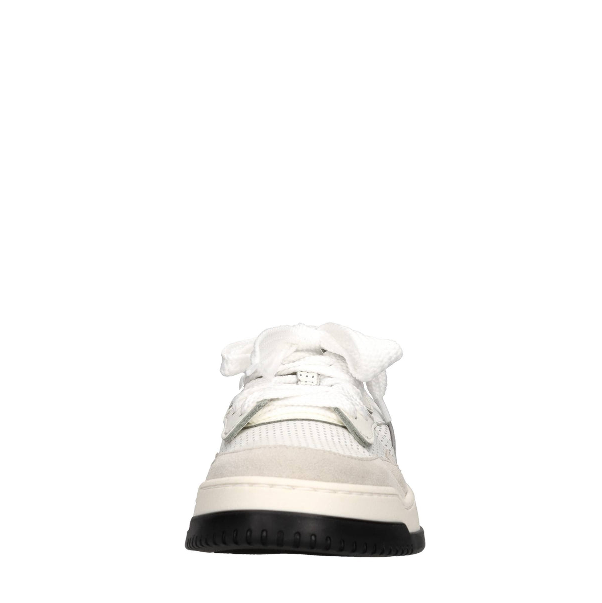 Sneakers in camoscio e pelle 