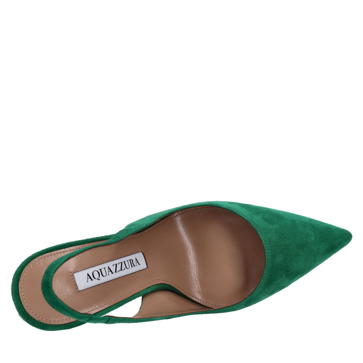 Décolleté slingback in camoscio 