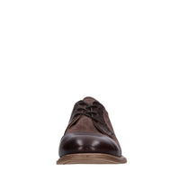 Stringate in pelle e camoscio 