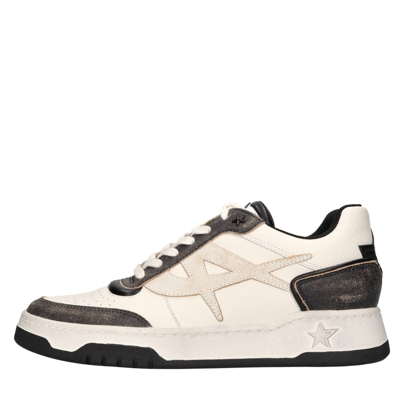 Sneakers modello BLAKE in pelle e tessuto 
