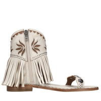 Sandali flat in pelle 