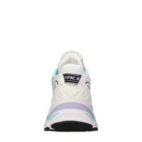 Sneakers modello Race in pelle e tessuto 